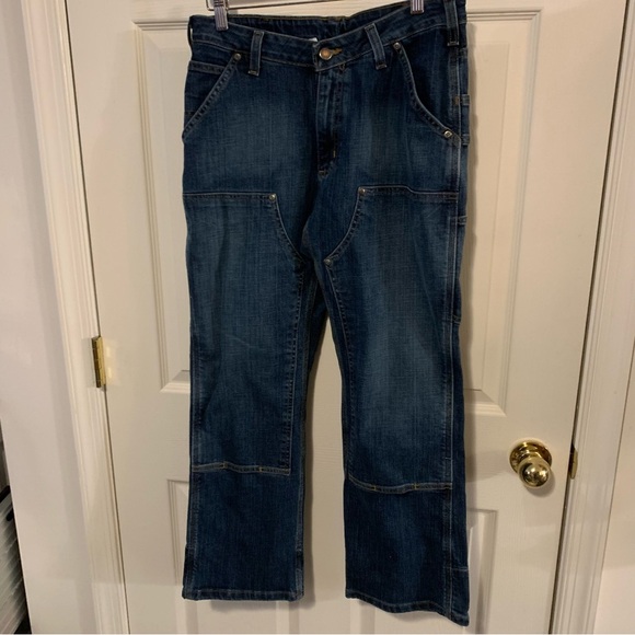 NWT Carhartt Women's Relaxed Fit Double-Front Carpenter Jeans - Picture 3 of 6